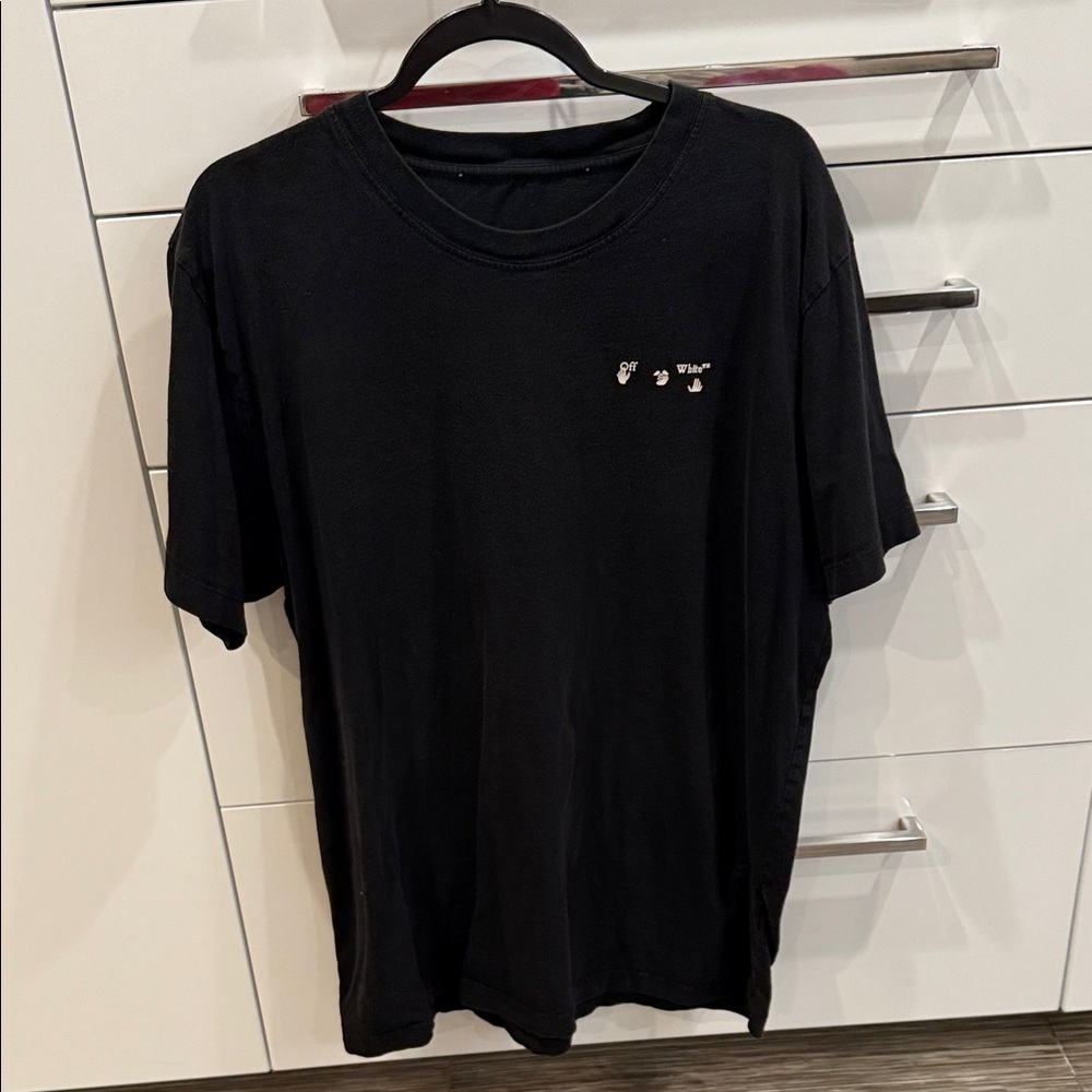 Off-White Black Minimalist Men's Tee